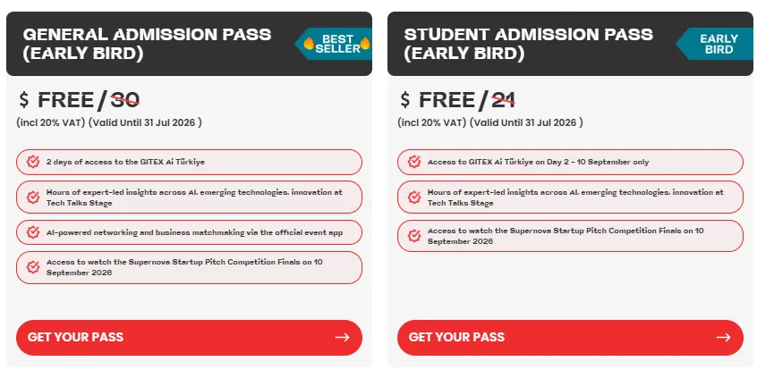 GITEX AI Türkiye Istanbul 2026 Dates Venue and Guide 4 GITEX Ai Türkiye Istanbul Free Pass