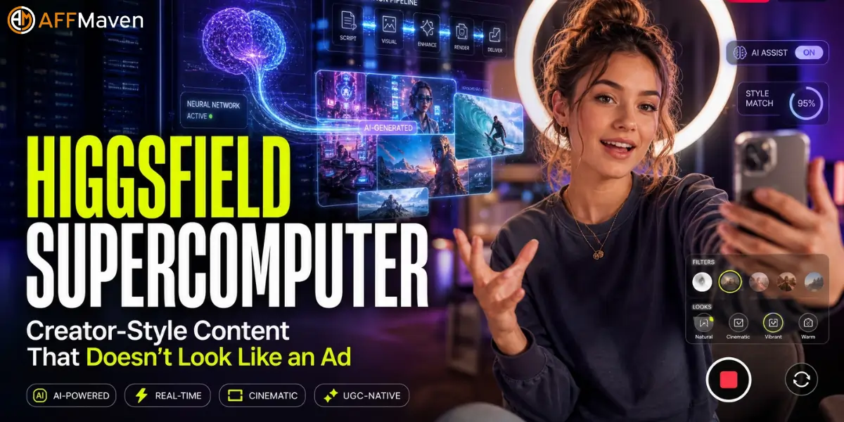 Higgsfield Supercomputer for AI UGC Ads: Full 2026 Guide 1 Higgsfield Supercomputer for AI UGC Ads