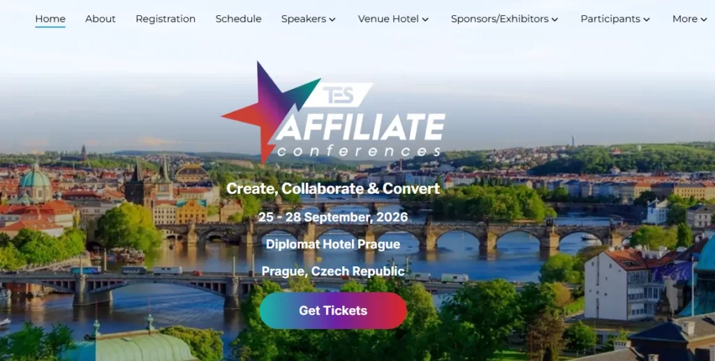 TES Prague 2026: Dates, Tickets, Venue and Networking Guide 2 TES Affiliate Conferences
